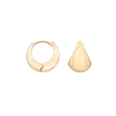 Diamonbliss Women's Gold  Marilyn Monroe Chunky Hoop Earrings
