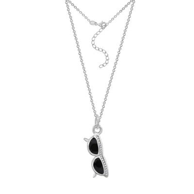 Diamonbliss Women's White  Marilyn Monroe Black Sunglasses Charm