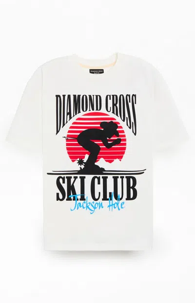 Diamond Cross Ranch Men's Shredding Hills T-shirt In White