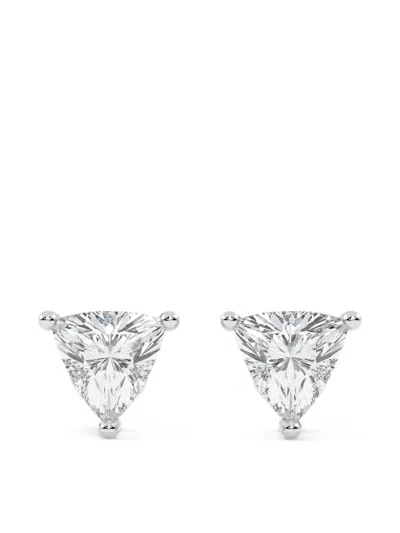 Diamond Essentials Diamond Earrings In Metallic