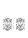 Diamond Essentials Diamond Earrings In Metallic