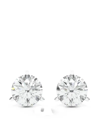 Diamond Essentials Diamond Earrings In Silver