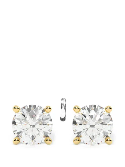 Diamond Essentials Diamond Earrings In Silver