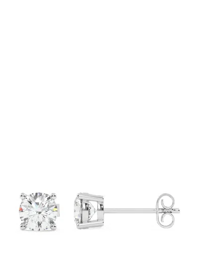 Diamond Essentials Diamond Earrings In Silver