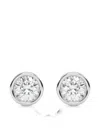 Diamond Essentials Diamond Earrings In Silver