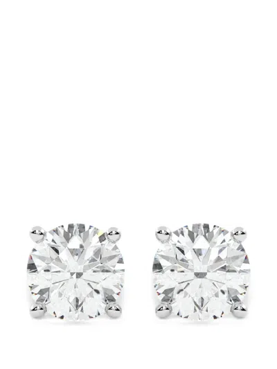 Diamond Essentials Diamond Earrings In Silver