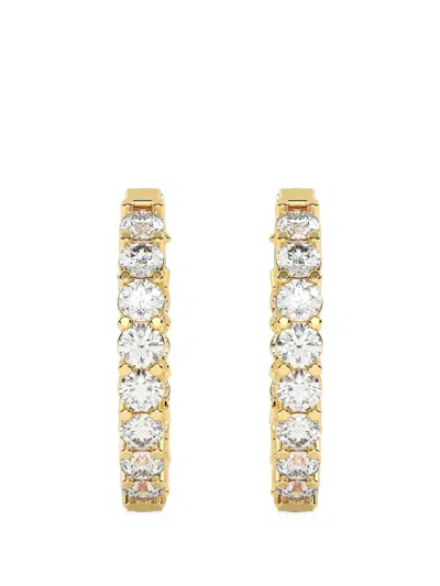 Diamond Essentials Diamond Hoop Earrings In Gold
