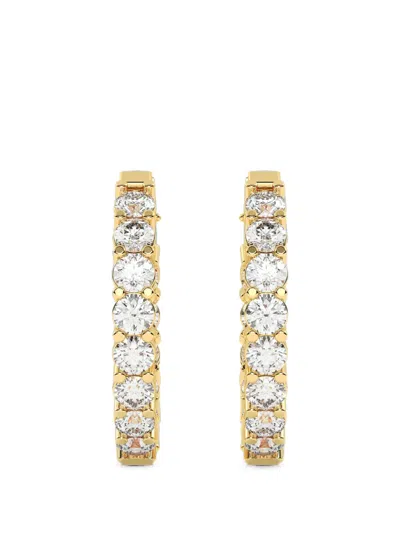 Diamond Essentials Diamond Hoop Earrings In Gold