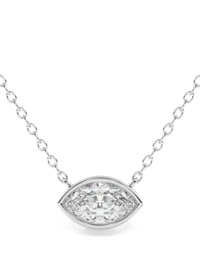Diamond Essentials Diamond Necklace In Gray