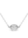 Diamond Essentials Diamond Necklace In Metallic