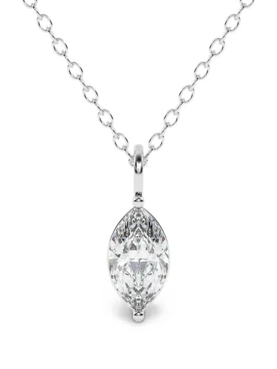 Diamond Essentials Diamond Necklace In Metallic