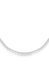 Diamond Essentials Diamond Necklace In Silver