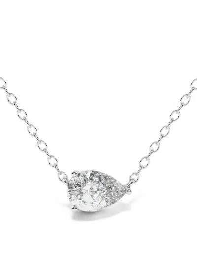 Diamond Essentials Diamond Necklace In Silver