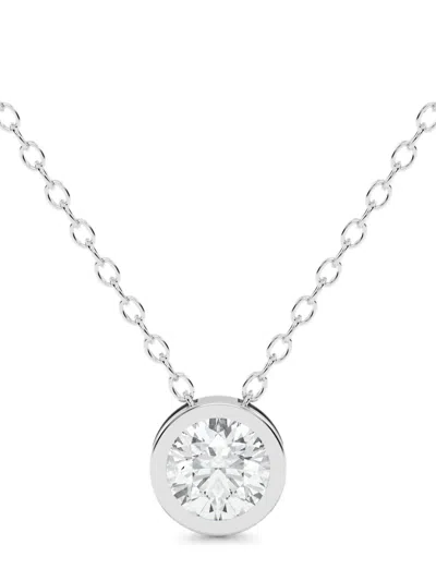 Diamond Essentials Diamond Necklace In Silver