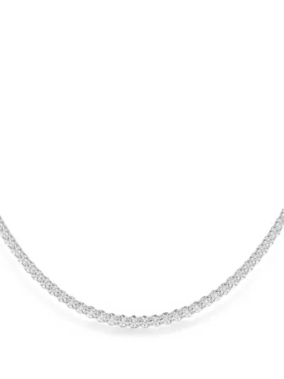 Diamond Essentials Diamond Necklace In Silver