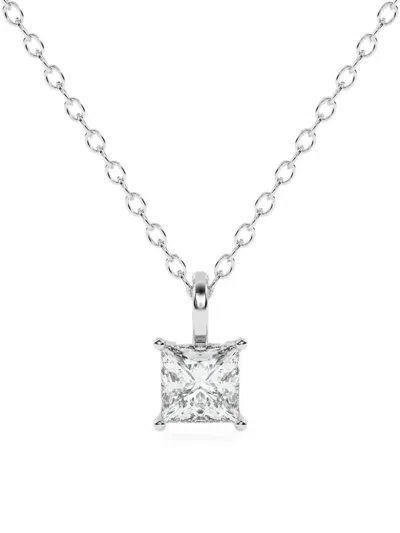 Diamond Essentials Diamond Necklace In Silver