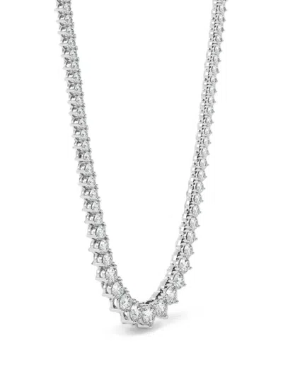 Diamond Essentials Diamond Necklace In Silver