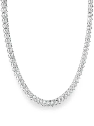 Diamond Essentials Diamond Necklace In Silver