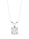 Diamond Essentials Diamond Necklace In Silver