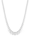 Diamond Essentials Diamond Necklace In Silver