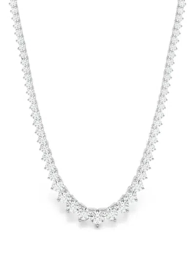 Diamond Essentials Diamond Necklace In Silver