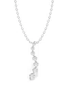 Diamond Essentials Diamond Necklace In Silver