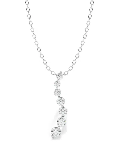 Diamond Essentials Diamond Necklace In Silver