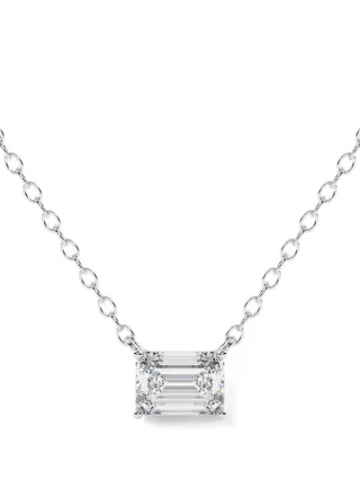 Diamond Essentials Diamond Pendant Necklace In Silver
