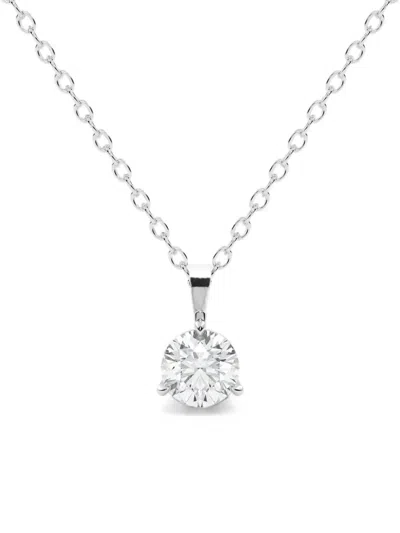 Diamond Essentials Diamond Pendant Necklace In Silver