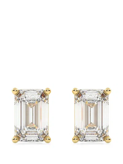 Diamond Essentials Diamond Solitaire Earrings In Gold