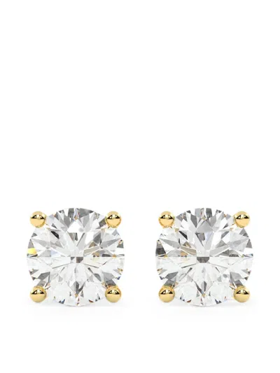 Diamond Essentials Diamond Stud Earrings In Gold
