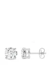 Diamond Essentials Diamond Stud Earrings In Metallic