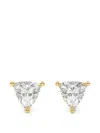 Diamond Essentials Diamond Stud Earrings In Silver