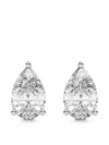 Diamond Essentials Diamond Stud Earrings In Silver