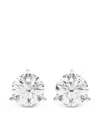 Diamond Essentials Diamond Stud Earrings In Silver