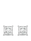 Diamond Essentials Diamond Stud Earrings In Silver