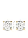 Diamond Essentials Diamond Stud Earrings In Silver