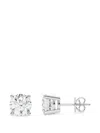 Diamond Essentials Diamond Stud Earrings In Silver