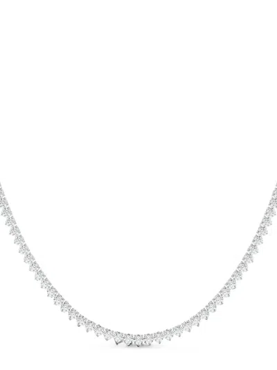 Diamond Essentials Diamond Tennis Necklace In Metallic