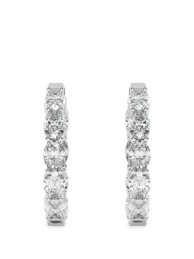 Diamond Essentials Hoop Earrings In Metallic
