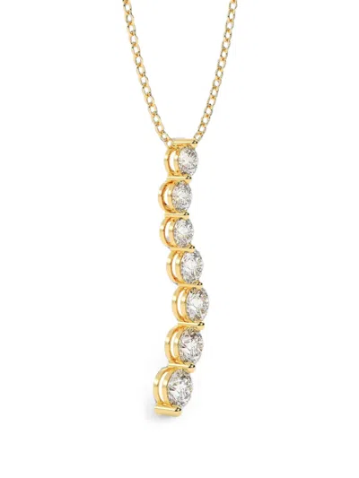 Diamond Essentials Journey Diamond Necklace In Gold