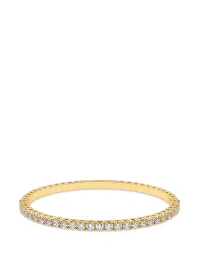 Diamond Essentials Lab-grown Diamond Bangle In Gold