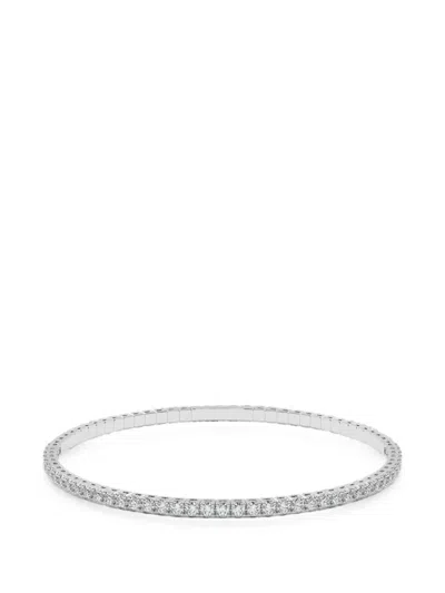 Diamond Essentials Lab-grown Diamond Bracelet In Silver