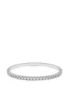 Diamond Essentials Lab-grown Diamond Flexible Bangle In Metallic