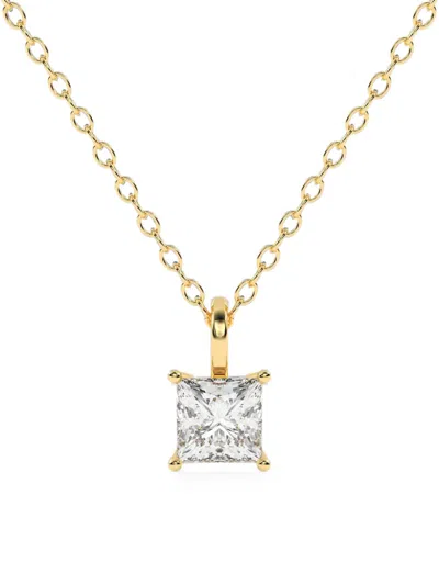 Diamond Essentials Lab-grown Diamond Necklace In Gold
