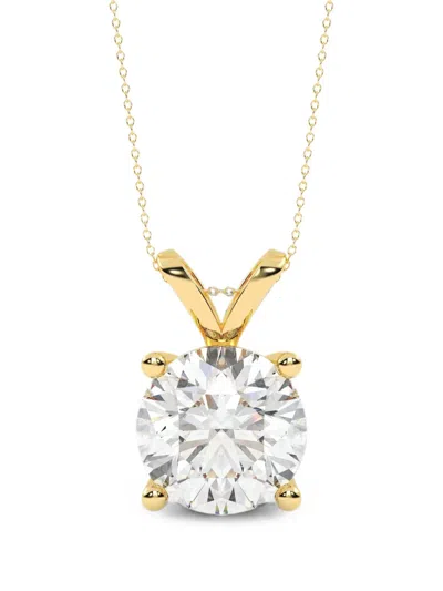 Diamond Essentials Lab-grown Diamond Necklace In Gold