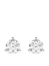 Diamond Essentials Lab-grown Diamond Stud Earrings In Metallic