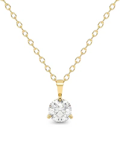 Diamond Essentials Laboratory-grown Diamond Necklace In Gold