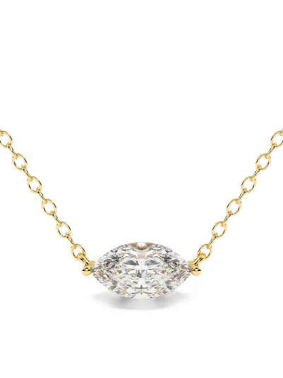 Diamond Essentials Marquise-cut Diamond Necklace In Gold