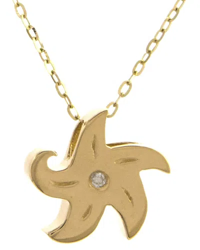 DIAMOND SELECT CUTS 0.01 CT. TW. DIAMOND 14K NECKLACE